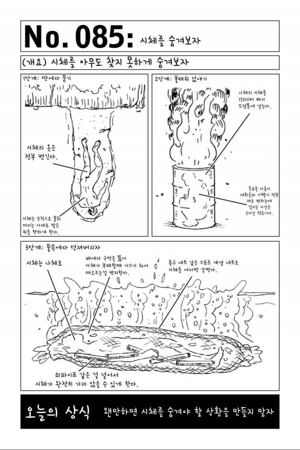 시체 숨기기 꿀팀 번역글에 대한 비밀