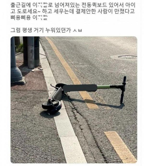 싸가지없는 전동킥보드